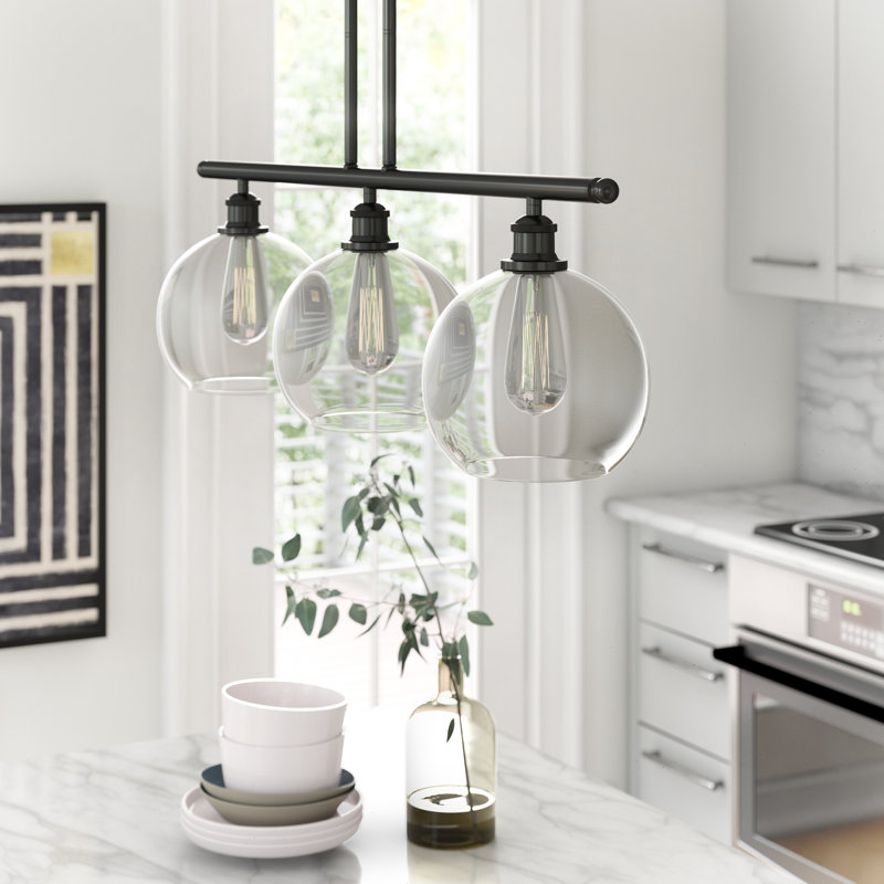 Beachcrest Home Baptista 3 Light Kitchen Island Pendant & Reviews Wayfair